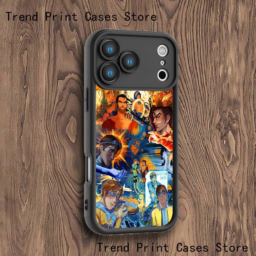 W-Waterboy D-Dispatch Phone Case For iPhone 17,16,15,14,13,12,11,Pro,Max,Plus,X,XS,SE4,E,Mini Black Thickened border Case iPhone 16 Pro
