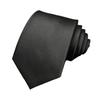 [NECOTIA] [Amazon Exclusive Brand] One-touch fastening tie for funerals  Matte Black, Solid Color (5cm, 6cm, 8cm) (8cm wide, 48cm One-touch fastening