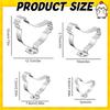 Cute Cookie Cutter Stainless Steel Baking Supplies Chick Baking Cutter Molds For Kitchen Pastry Fondant Cutting Holiday Spring
