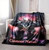 Custom Name Carnage Flannel Blanket Throw Blanket Soft Warm Sofa Bed Decor Unique Gift