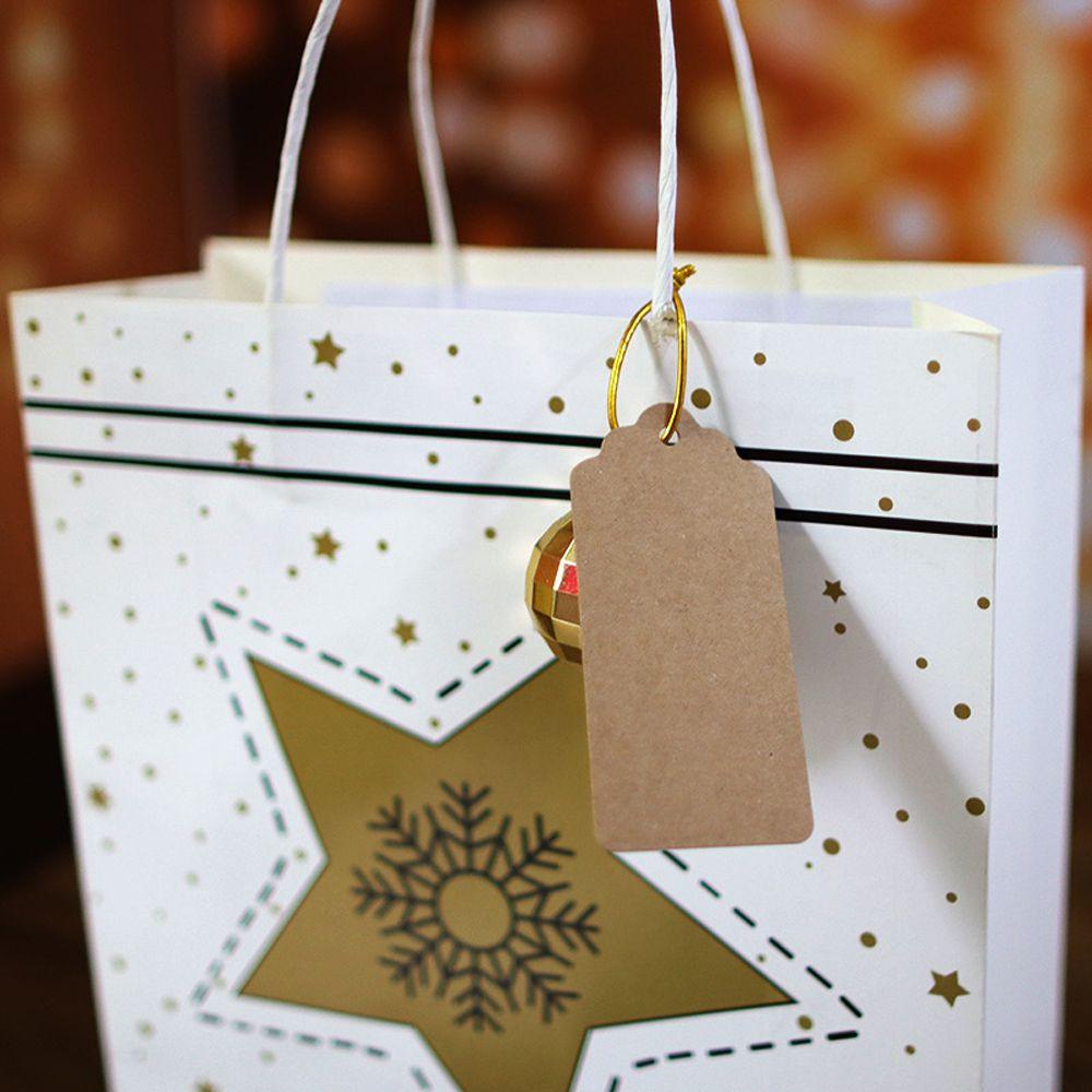 Decoration Wrapping Supplies Kraft Paper Hang Tags Gift Wrapping Christmas Tag Christmas Labels