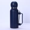Stainless Steel Insulated Travel Mug With Handle Straw Spoon - 1300ml Large Capacity Vacuum Thermos Gym Office Outdoor