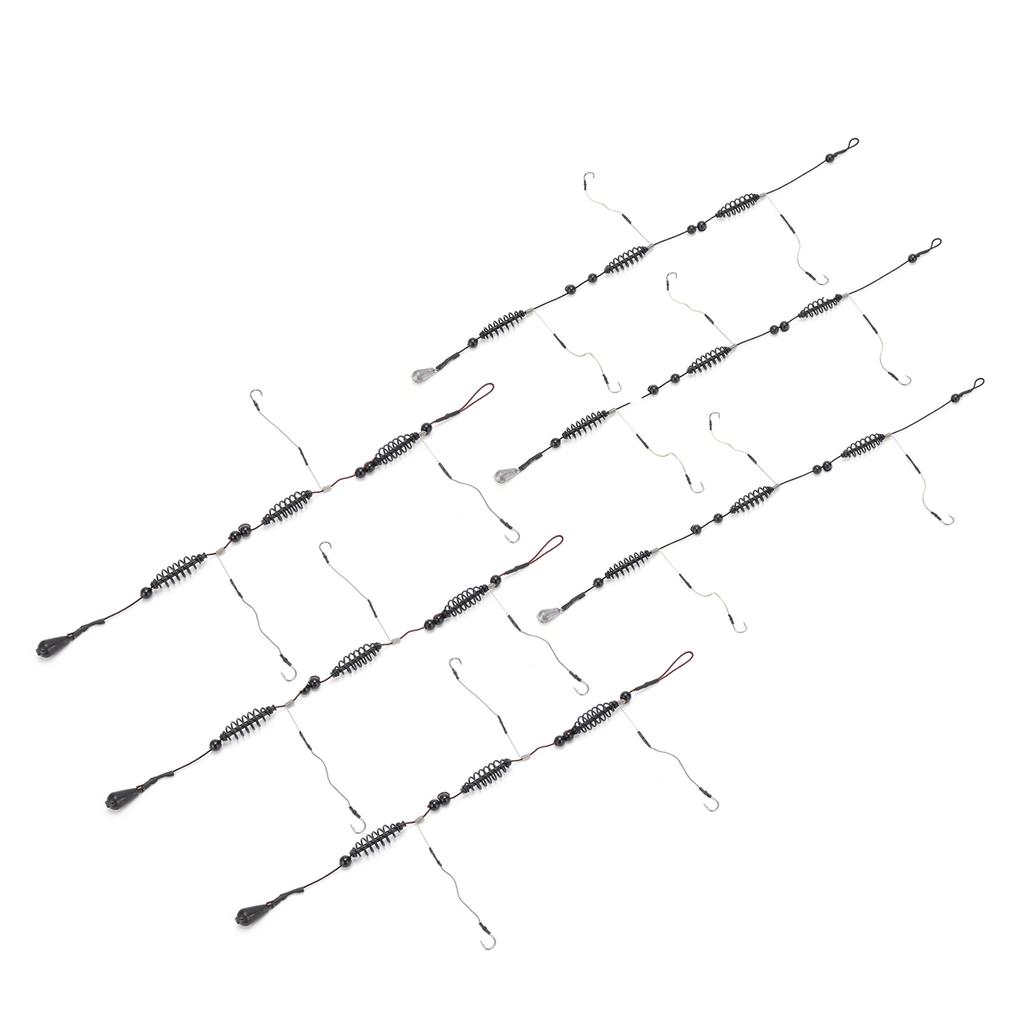 Künstlicher Köder Angelhaken Käfig Falle Korb Set und Angel Futterkorb Angelzubehör