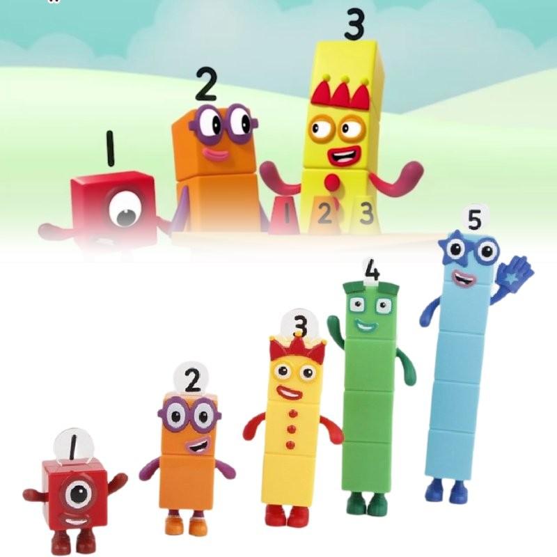 Numberblocks Colorful Building Blocks Cute Transformable Figures For Kids Playtime
