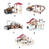 Imaginative Horse Stable Pretend Play Set Detailed Animal Models Grooming Accessories For Kids Educational Development