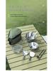 A1R Stainless Steel Camping Set: Portable Snow Cup & Folding Bowl for Outdoor Picnic & Mountaineering