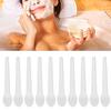 50pcs Cosmetic Cream Spatula Small Spoon Shaped Washable Eye Cream Spatula For Nail Glue