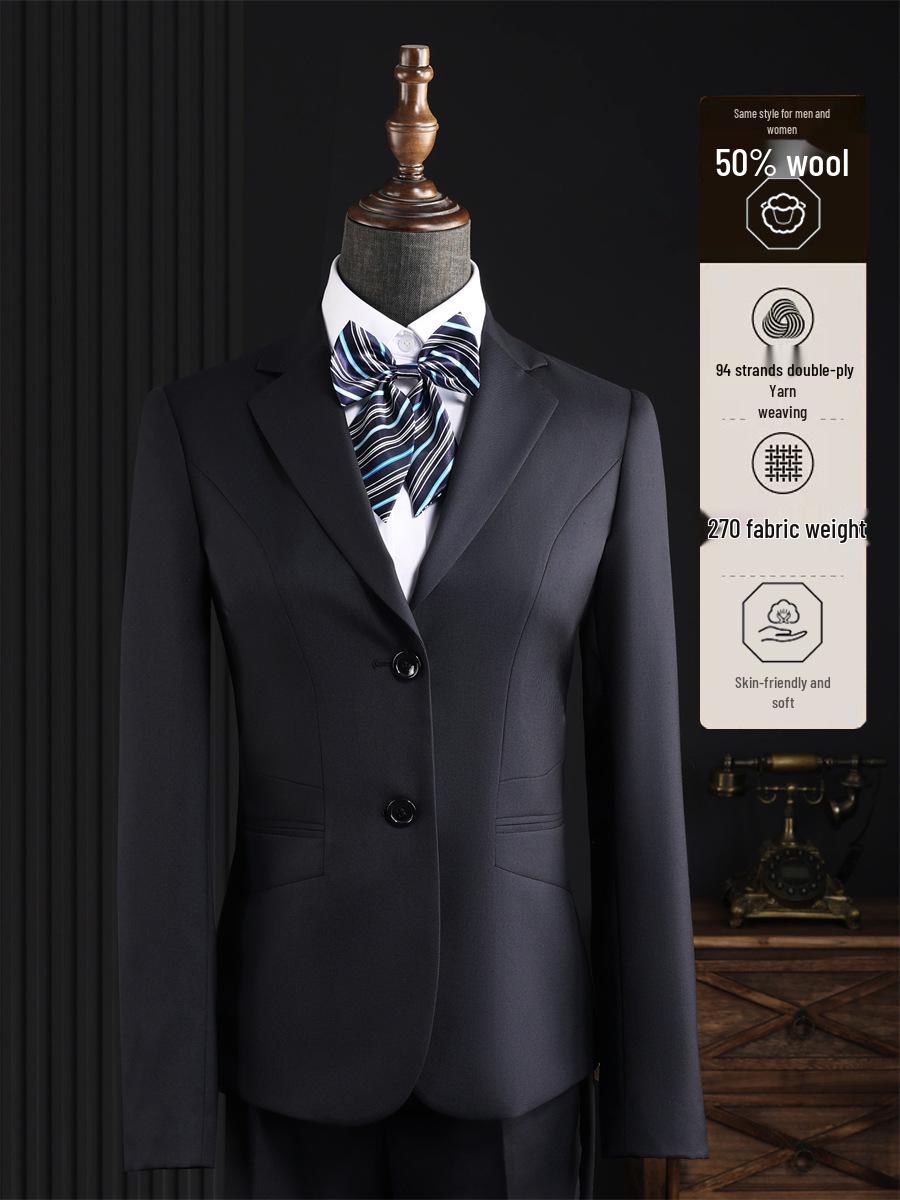 Wool Business Women s Formal Interview Suit - Professional Office Attire 64