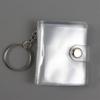 Inch Card Stock 16 Pockets Binders Albums Photo Card Holder Photos Holder Keychain Mini Photo Album