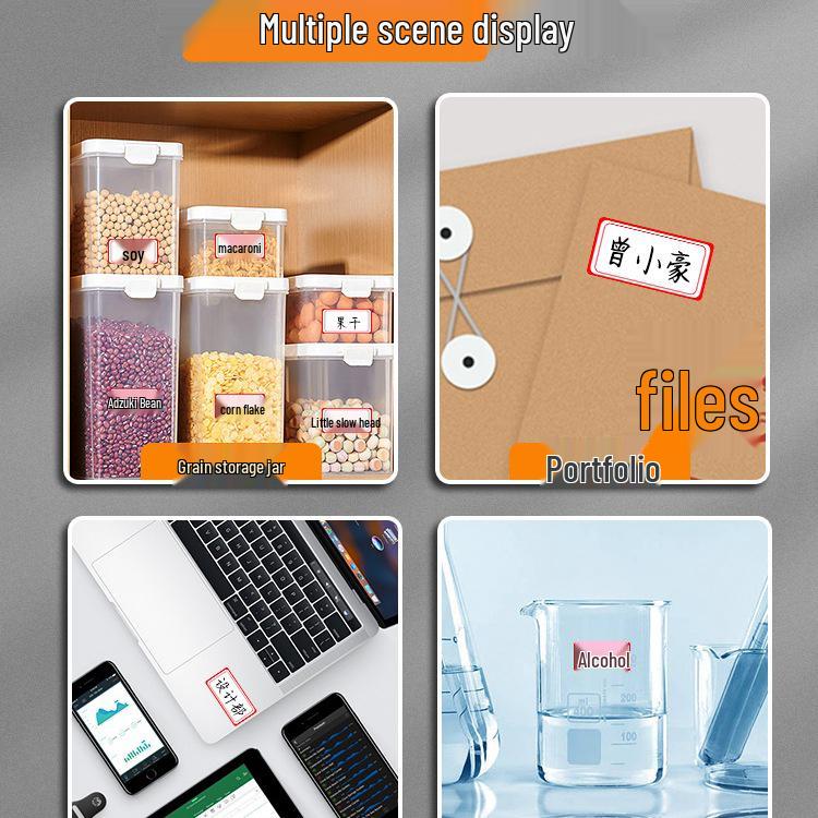 Waterproof Adhesive Label Stickers for Mouth-Removal, Price Tags, and Trademark Marking