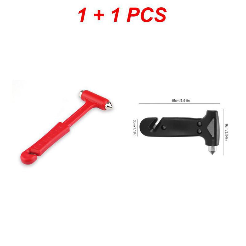 New Car Safety Hammer Car Broken Window Escape Accessories Survival Hammer With Seat Belt Cutter Automotive Escape Tools