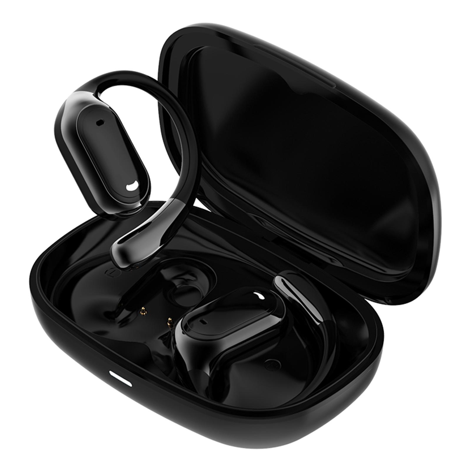 

Wireless BT 5.4 Earbuds with Charging Case, Painless Ear Hook Sports Headset, Music Earphones, Low Latency Gaming Headphones, To чёрный
