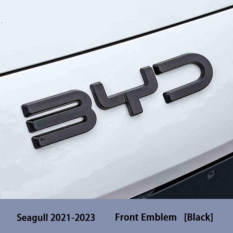 For BYD Seal 06 DMI Seal 06 GT Seagull Dolphin Front Emblem Modification Black Warrior Car Badge Covering Styles Logo