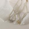 Pearl Saturn Vintage Clavicle Chain Necklace Pendant Jewelry Accessory Girl Gift
