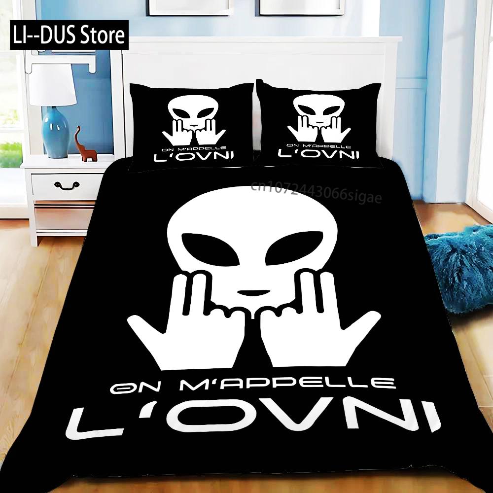 Rapper JuL C'est Duvet Cover Pas Pillowcase Bedding Des Lol Set Adult BoyGirl Bedroom Decoration Single Double Large Size Bed
