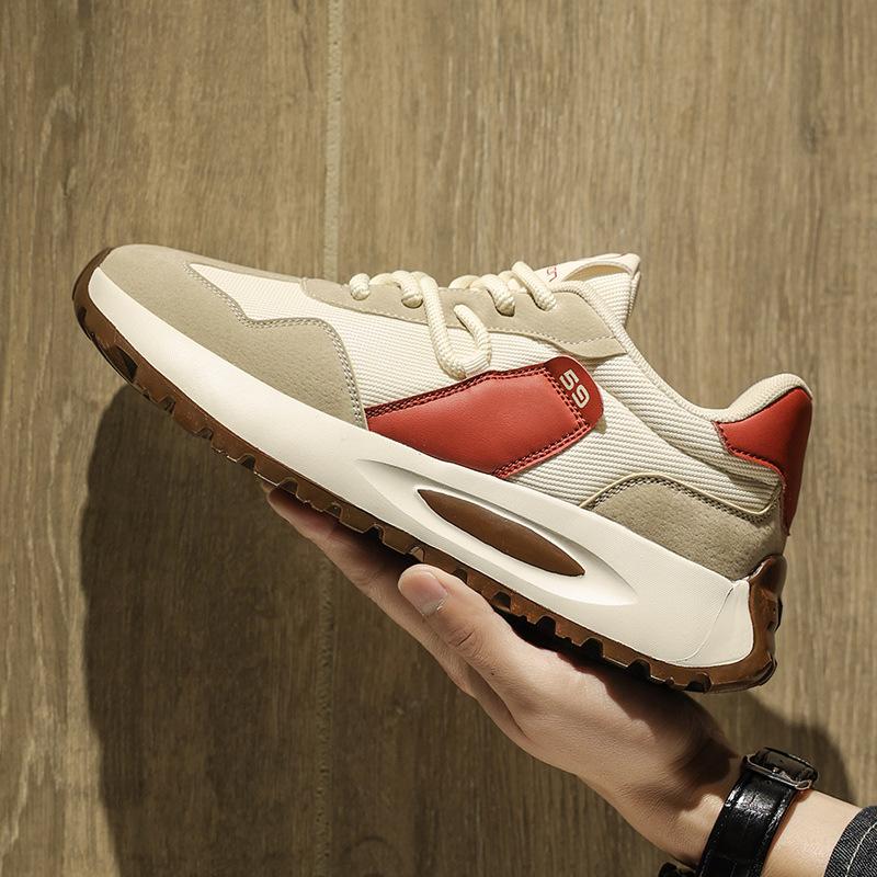 

Мужская обувь Putian 2024 года, новые зимние дышащие сетчатые кроссовки Forrest Gump на толстой подошве, молодежные спортивные кроссовки для бега и папы, модная обувь 39