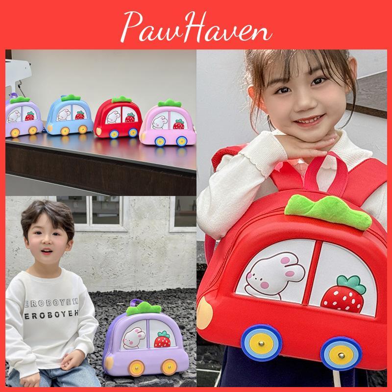 Car Backpack Shape Schoolbag Lightweight Kindergarten Student Bag Boy Gift Girl