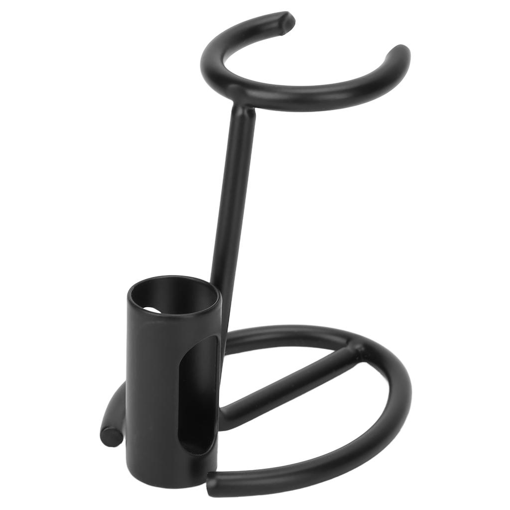 Razor Holder Modern Non Slip Quick Drying Practical Matte Black Metal Shaver Hanger Shaving Brush Stand