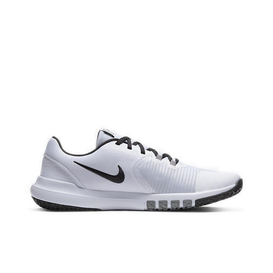 Nike Flex Control 4 White Men Sneakers Smoke-Grey Black CD0197-100