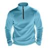 American Style Men Heavyweight Polar Fleece Outdoor Long Sleeve Stand Collar Zip Bottoming Sweatshirt