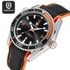 QINGXIYA Sports Men's Quartz Watch, Waterproof Silicone Strap with Calendar