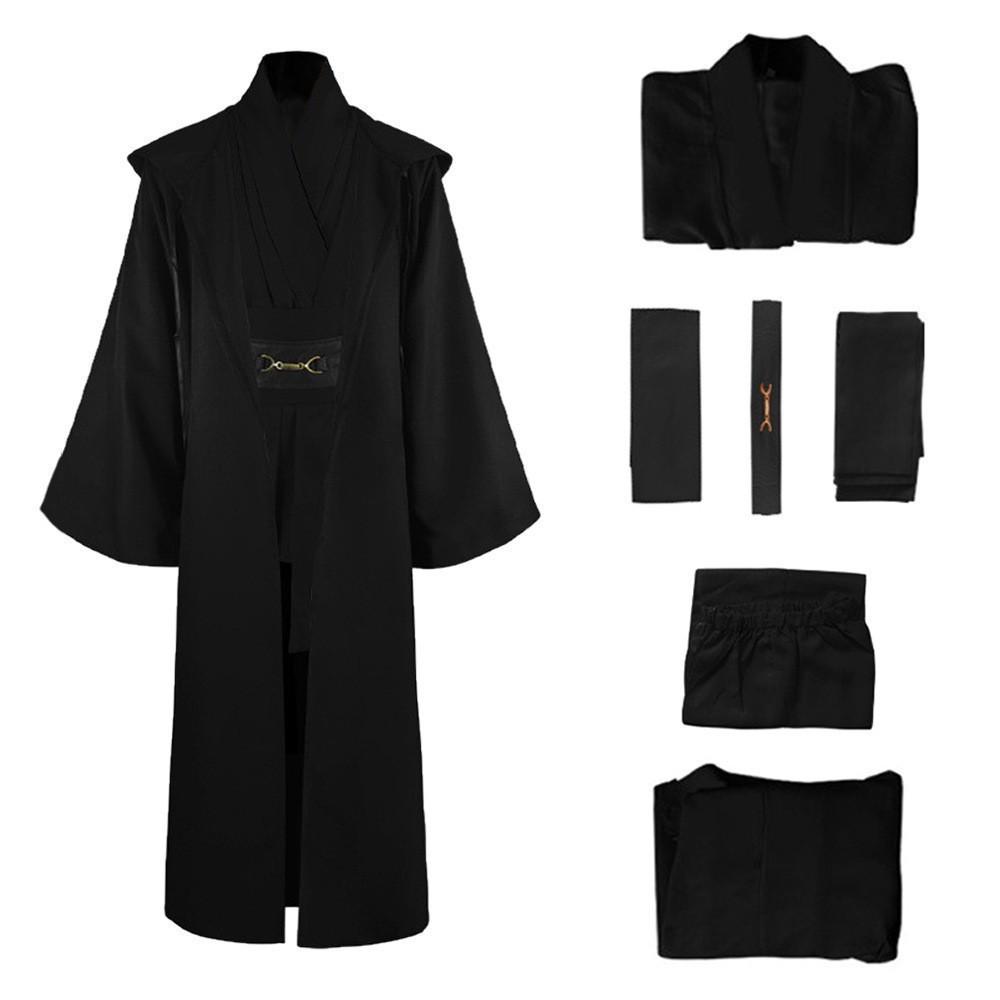 Obi-Wan Kenobi Jedi Knight Halloween Costume for Star Wars Cosplay