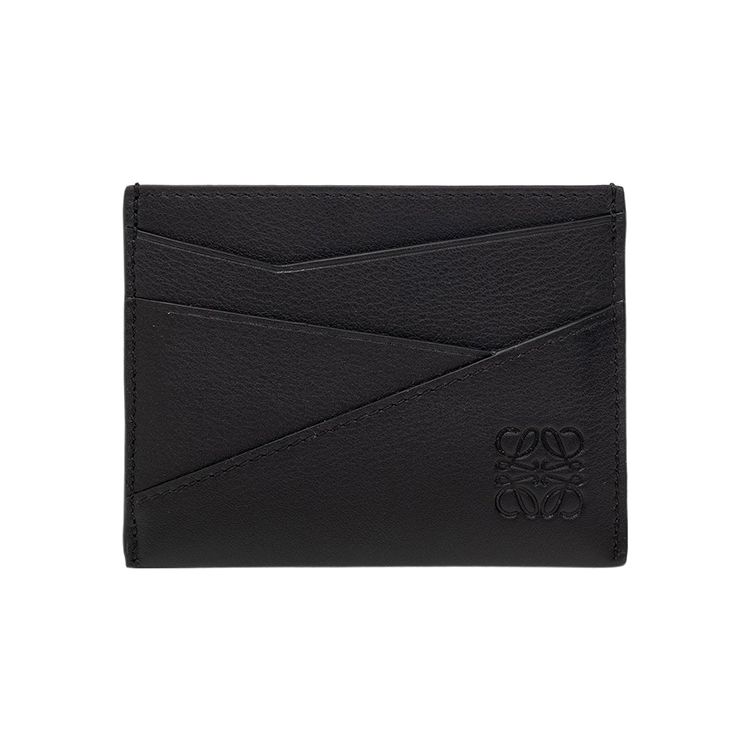 Loewe Puzzle Edge Plain Cardholder Black