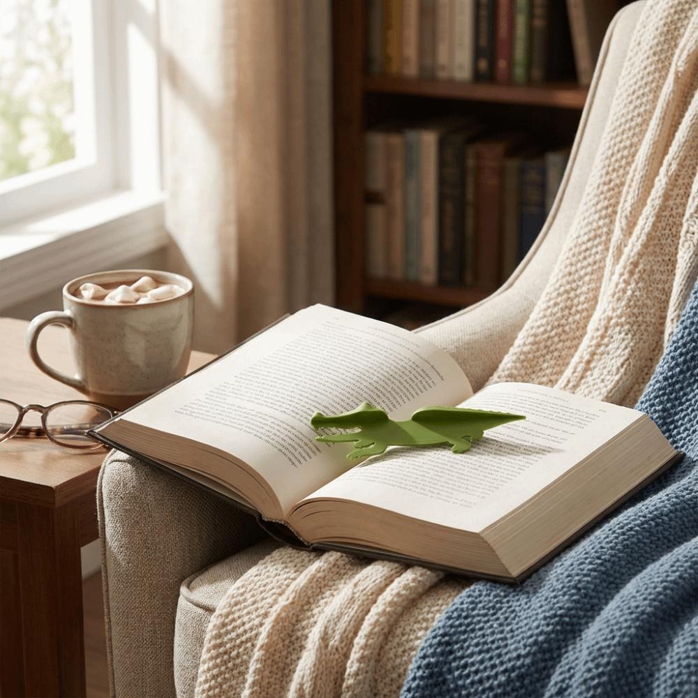 Durable Material 3D Animal Bookmark Lightweight Plastic Page Marker  For Teachers