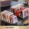Clear Eyeshadow and Makeup Storage Rack with Drawers and Compartments