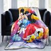1pc, Mickey Mouse Home Decor Blanket, Bedroom, Living Room, or Travel, Flannel Throw Blanket