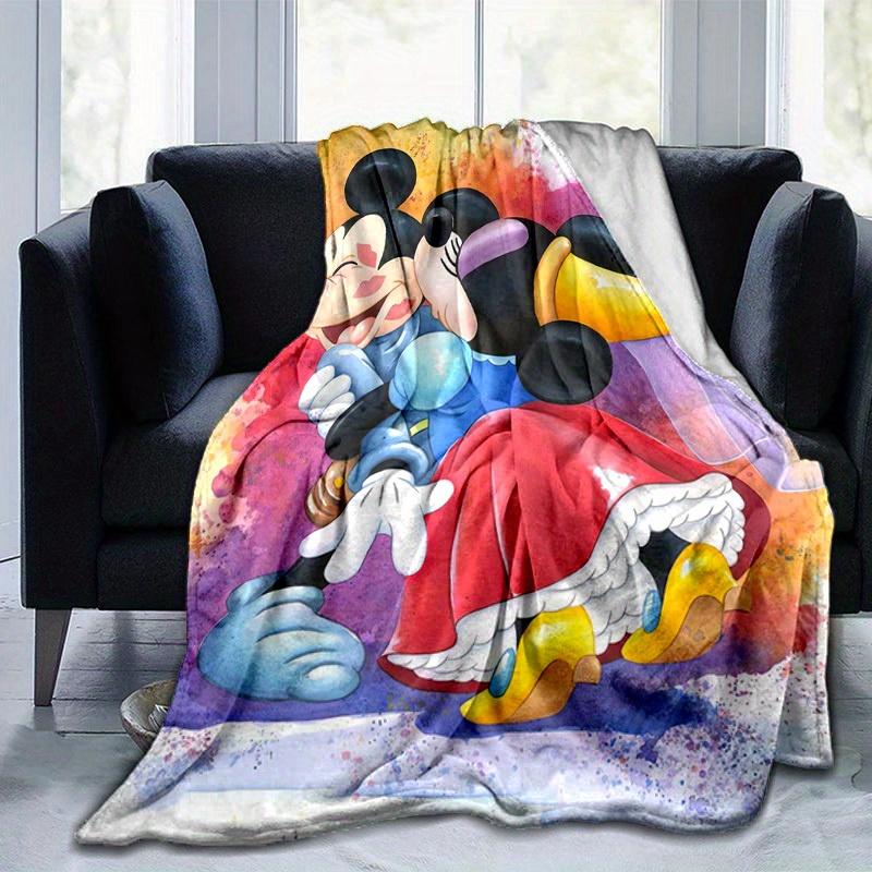 1pc, Mickey Mouse Home Decor Blanket, Bedroom, Living Room, or Travel, Flannel Throw Blanket