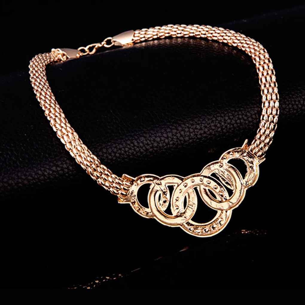 Zeremonie Strass Schmuckset Mädchen Party Legierung Halskette Ring Ohrring Armband Kit Dekoration Schmuck Geburtstagsgeschenk