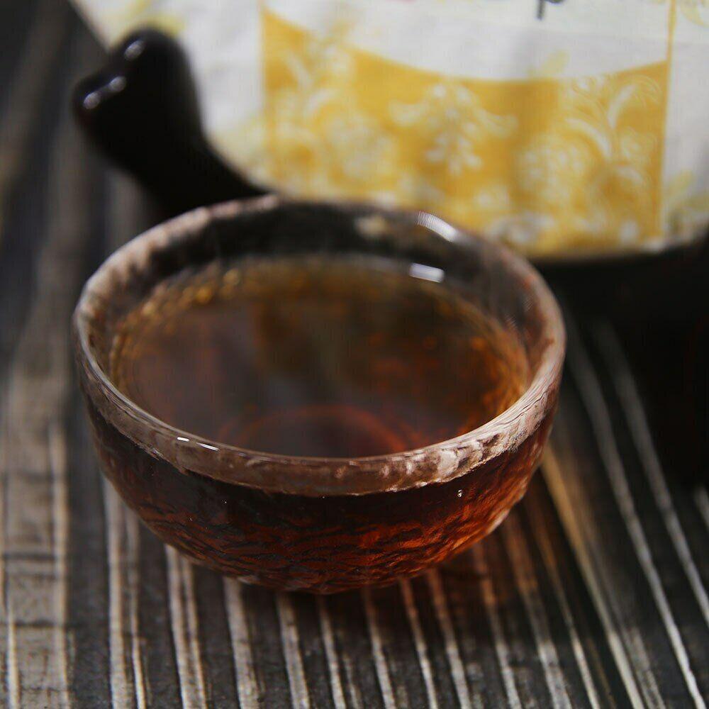 Shuang Tian 2014 Pu Erh "Menghai Puer" Olgun Çay 400g