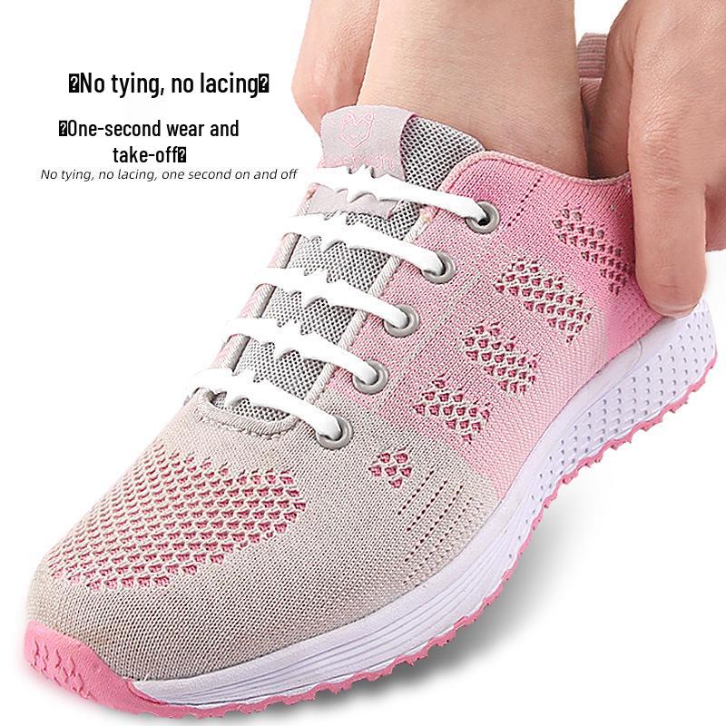 Lazy Person No-Tie Elastic Shoelaces - 16 Pack Trendy Casual Sports Laces, No Wash Needed, In Stock