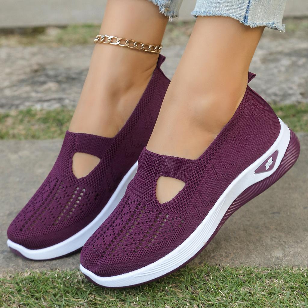 Soft sole comfortable non-slip hollow shoes summer non-slip breathable casual mesh shoes mesh shoes