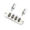 Professional Roller Saddles Guitar Bridge Replacement 4 String Guitar Bridge Roller Saddles Guitar Bridge Guitar Accessory