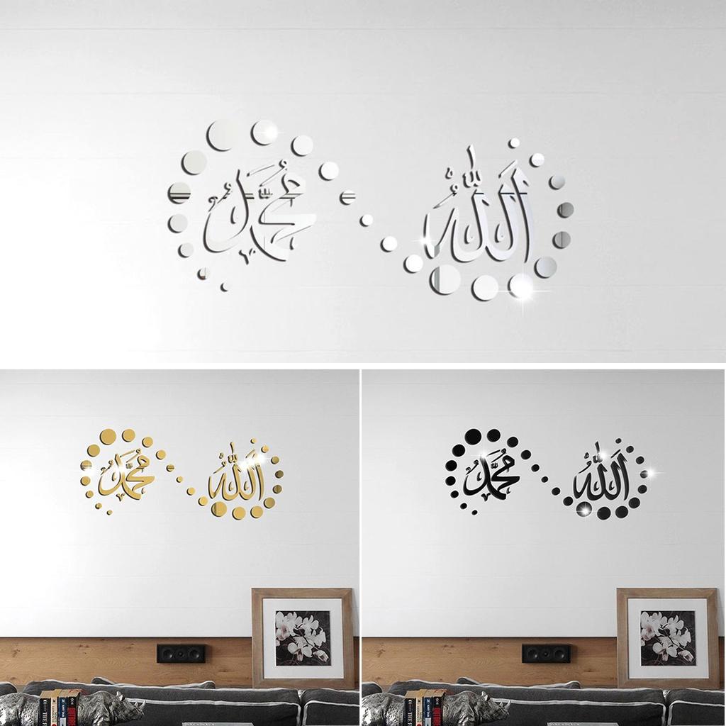 Decal Wall Sticker Decor Elegant Silver/Gold/Black