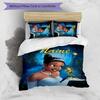 3pcs Princess5 Cover Set - Personalized Name, HD Printed Bedding with 1 Cover and 2 Pillowcases - Perfect for Home Decor, Easy Care