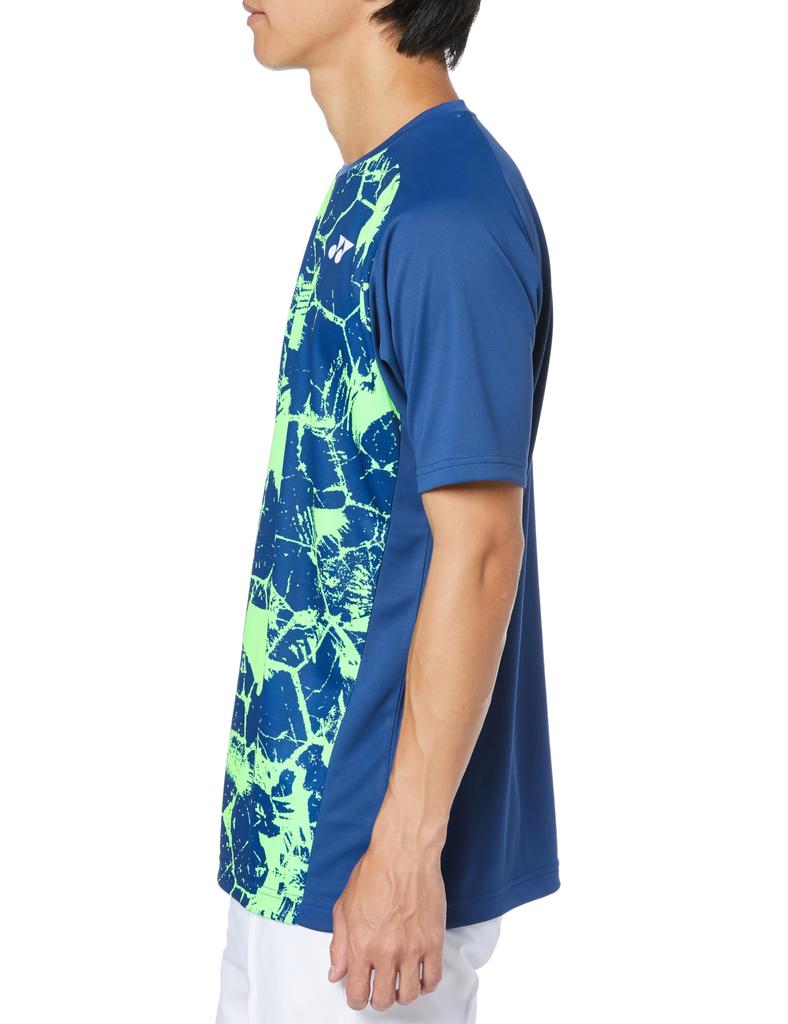 Yonex Short Sleeve Dry Sapphire Navy Size S Men's T-Shirt, (512)