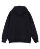 Astral Projection Oversized Wide Shoulder Zip-Up Hoodie_Black