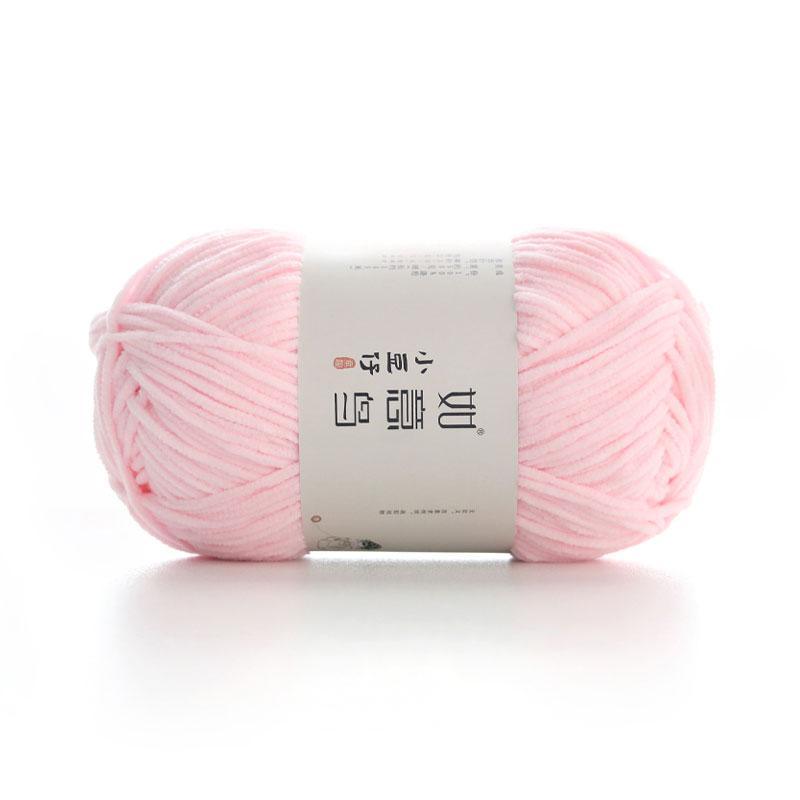 50g/Roll 2mm Thin Chenille Yarn Hand-Woven DIY Doll Craft Scarf Woven Soft Warm Yarn Blanket Crochet Knitting Thread 145 Meters