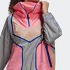 Adidas X Stella McCartney Color Block Half Zip Loose Pullover Jacket Women Jackets Pearl-Pink H59961