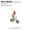 1/87 Scale Realistic Cycling Scene Model Miniature Cyclist Figurine for Model Building Set and Railway Landscape Decors