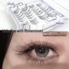 Shi Lu Qi Rhinestone False Eyelashes - Elf Fairy Sparkle Starlight Cat Whiskers