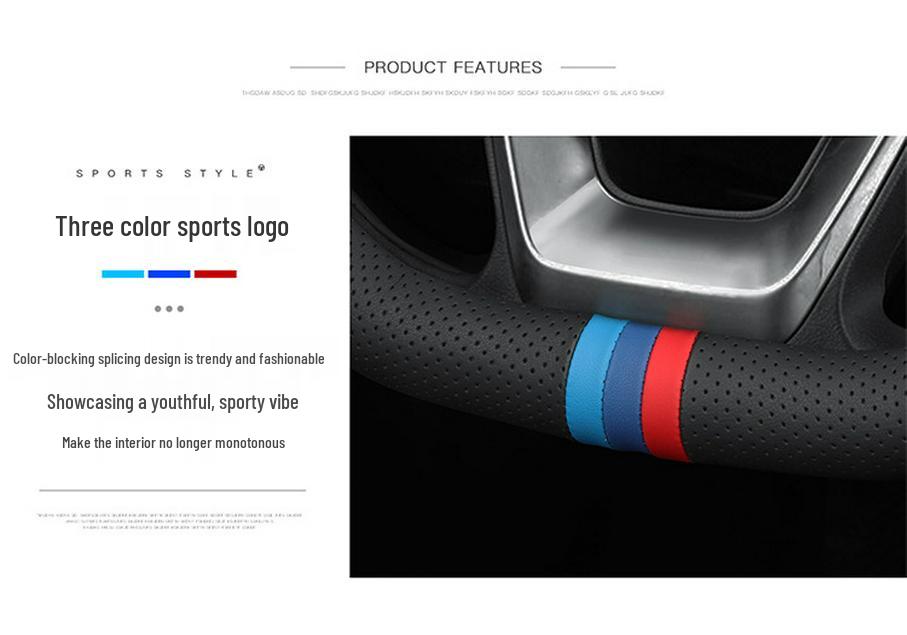 Lynk & Co Steering Wheel Cover - Genuine Leather for 08/06EMP/07EMP/01/02/03/05/06/09 Models