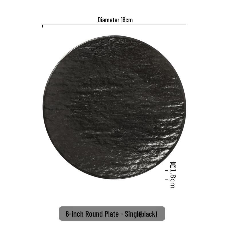 Nordic Ceramic Snack and Bone Plates