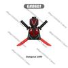 Hot-toys Marvel MINI action character Black Panther Deadpool Wolverine Thor building block brick toy children's gift