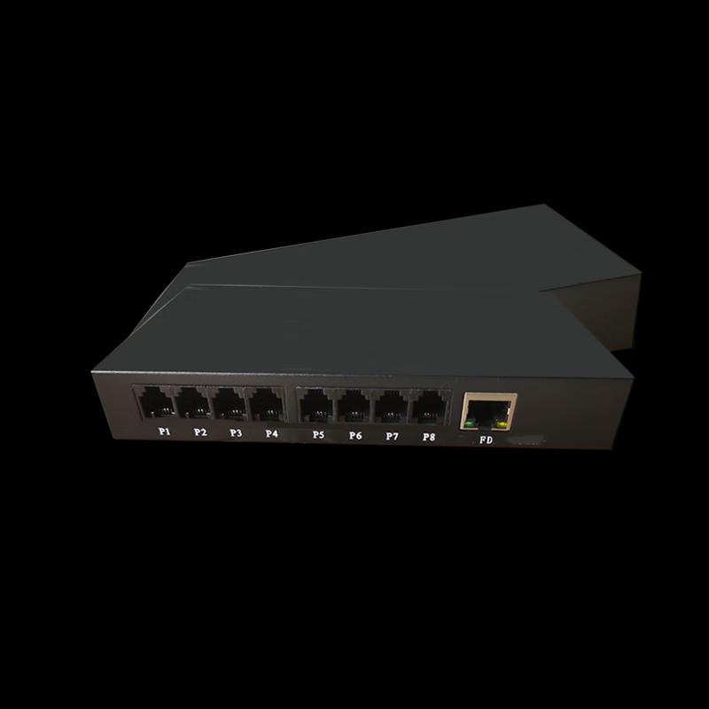 

SUPCOM 8-Port Telephone & 1-Port Ethernet Fiber Optic Transceiver