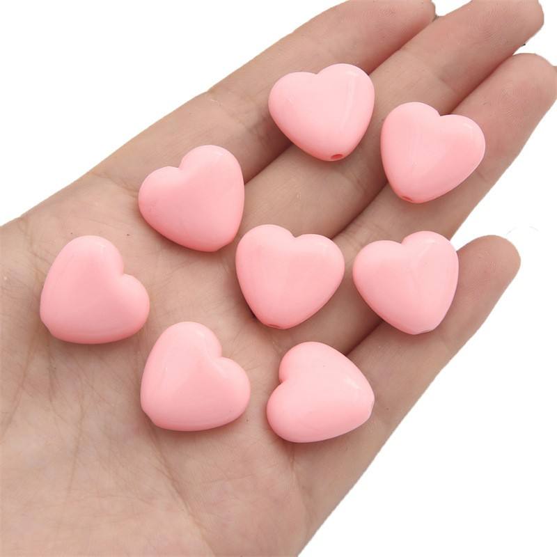 Miniature Heart Shape Pendant DIY Eco-Friendly Hand-painted Phone Case New Design 3D Resin Flat Back Charms for Phone Case Decor