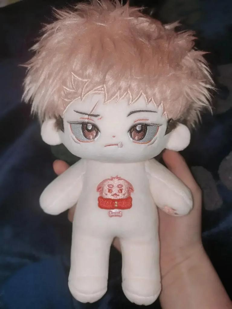 20cm Jujutsu Kaisen Itadori Yuji Anime Game Attribute Handsome Kawaii Monster Cotton Stuffed Body Cosplay Xmas Gift